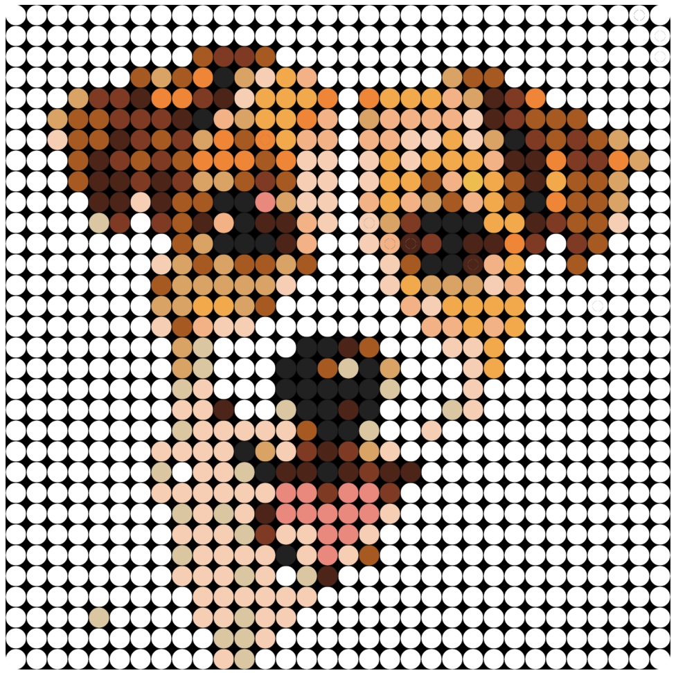 Mosaik 32x32 Noppen
