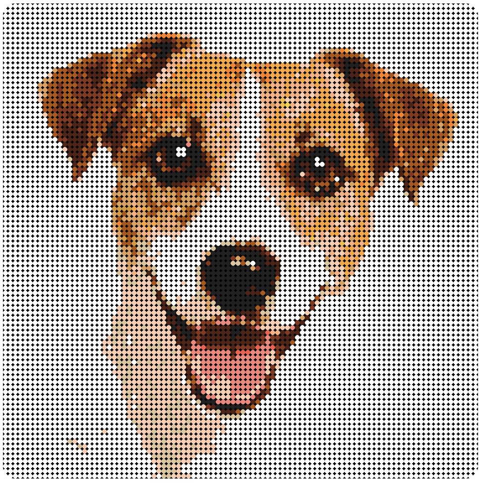 Mosaik 96x96 Noppen